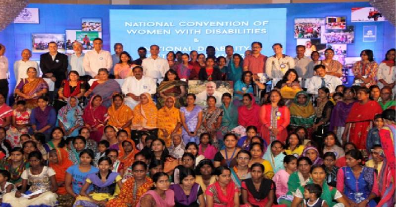 National Convention of Women with Disabilities participants group photo