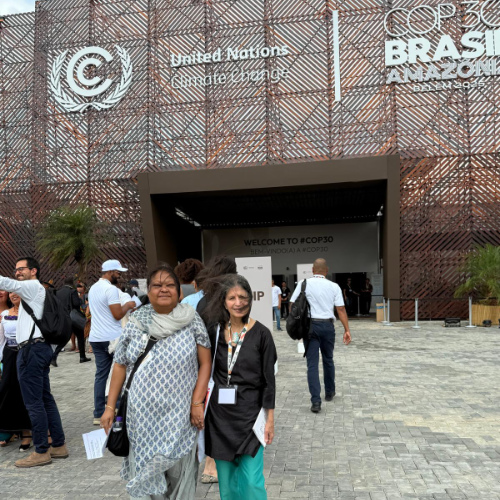 Reena Mohany and Anu at COP 30